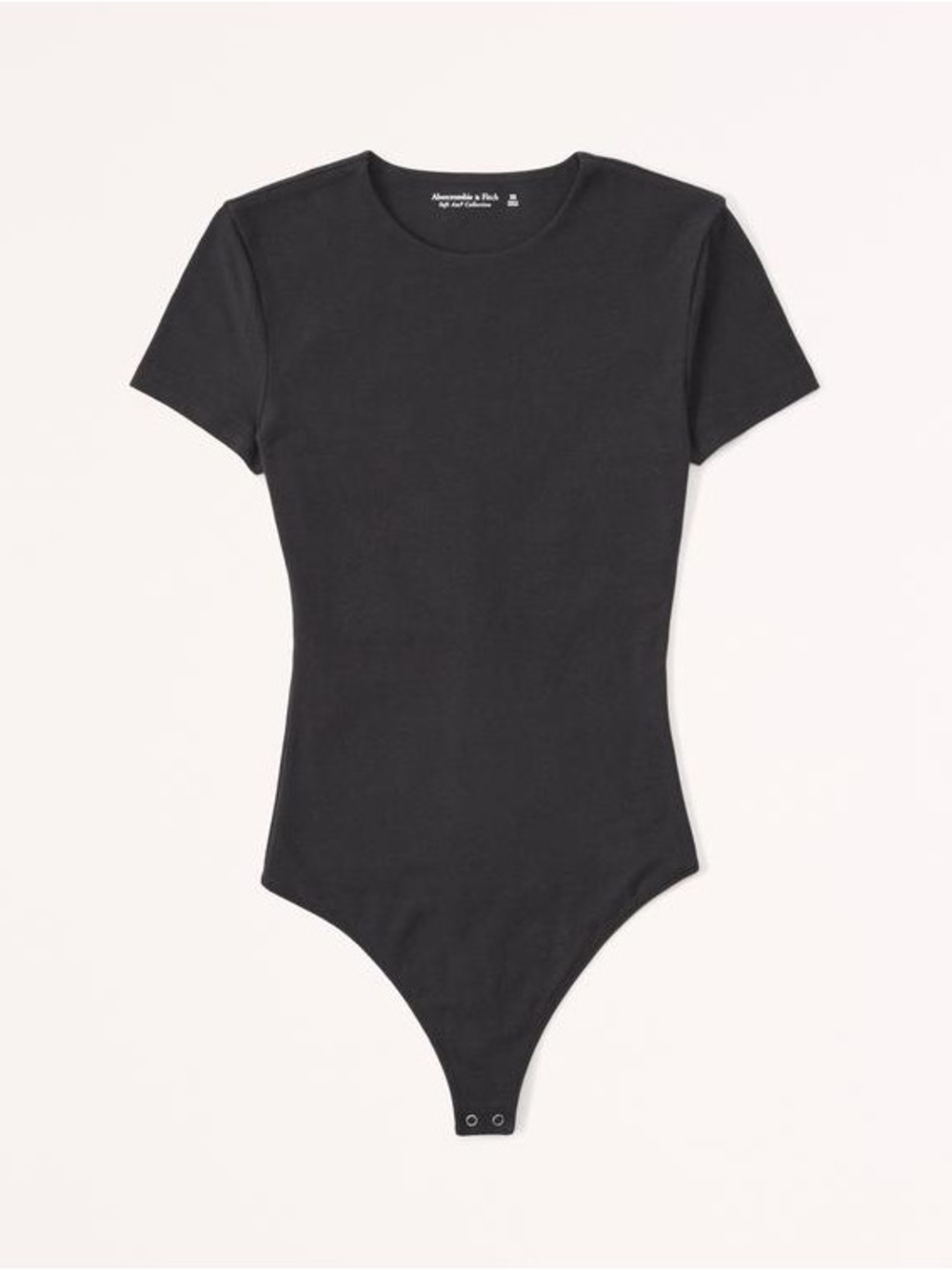 Abercrombie & Fitch Black Short Sleeve Bodysuit Size S
